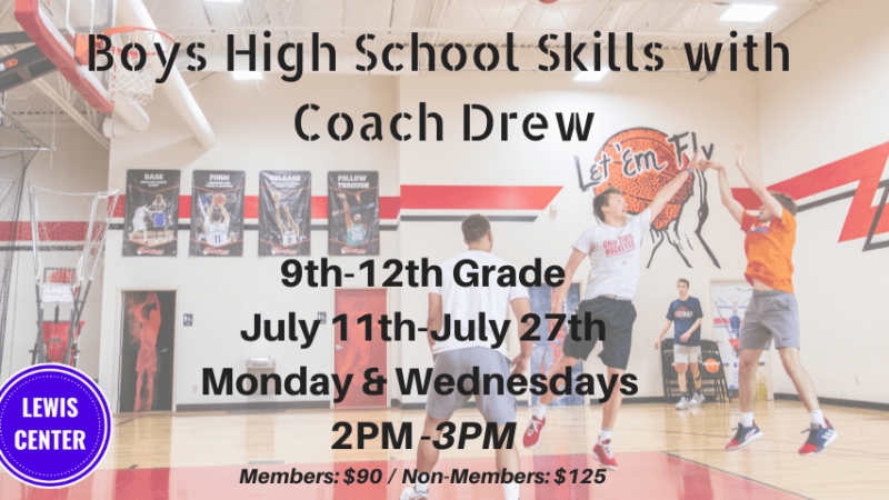 July Boys HS w Coach Drew-Lewis Center-min